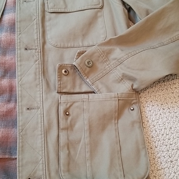 Jcrew Barn Jacket flannel lined - Picture 3 of 6